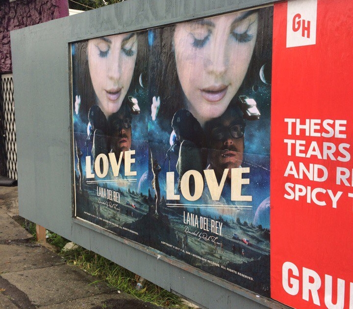 Plakáty pro singl "Love"
